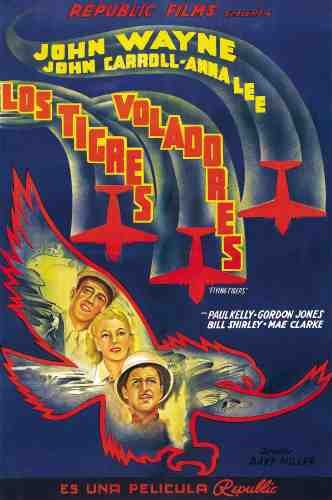  Flying Tigers 02 film star poster A4 Photo Print