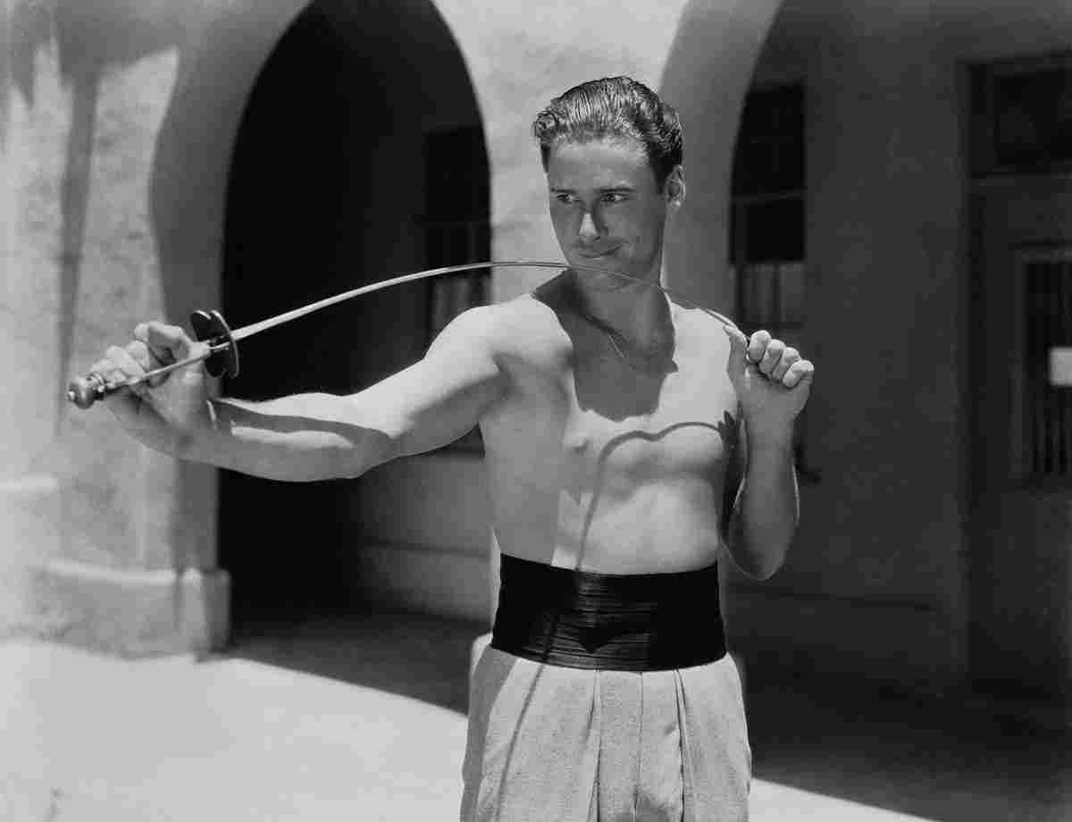 Flynn Errol Captain Blood 5 film star poster A4 Photo Print
