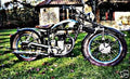 Fn M13 motorbike A4 Photo Print