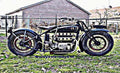 Fn M50 motorbike A4 Photo Print