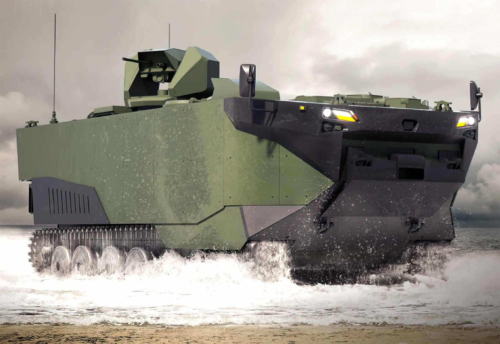 Fnss Zaha Marine Assault Vehicle Turkey A4 Photo Print
