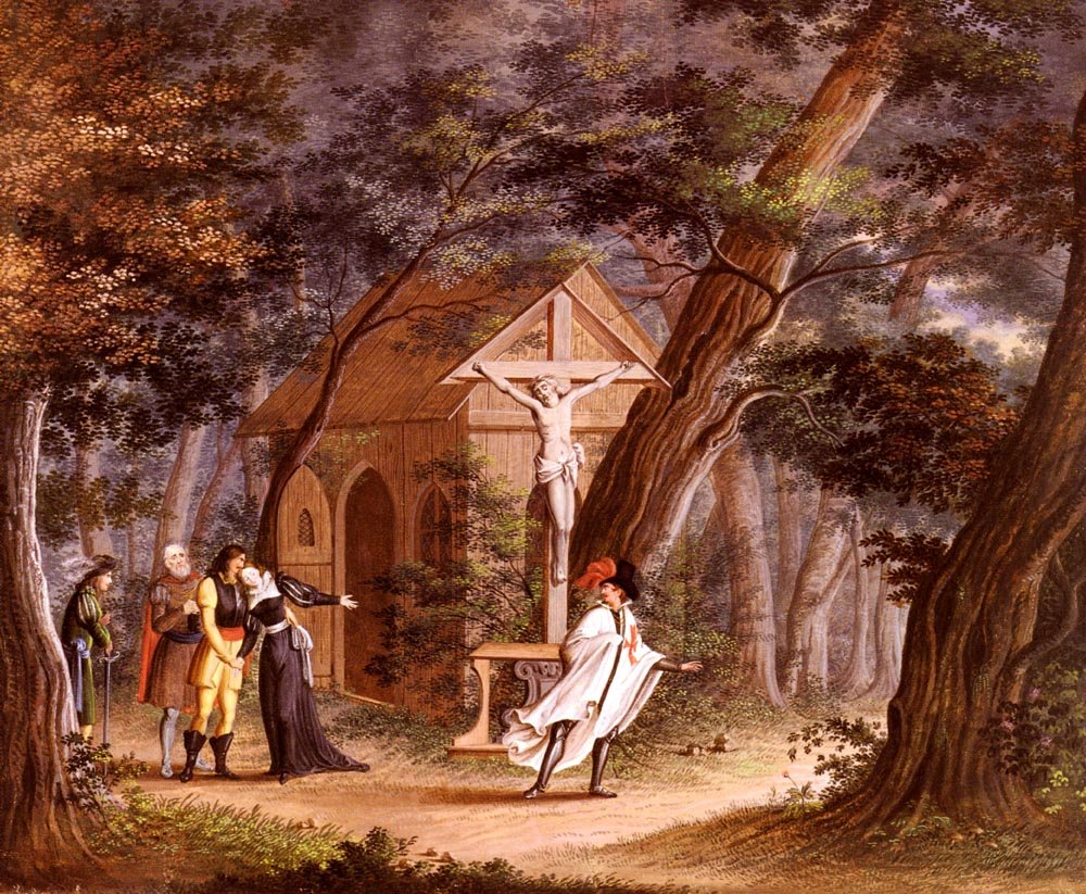 Fohr Carl Philipp Fohr Ritter Seine Geliebte Verlassend Art A4 Photo Print UK