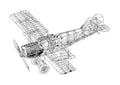 Fokker DVII cutaway A4 Photo Print