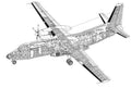 Fokker F27 Friendship cutaway A4 Photo Print