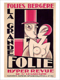 Folies Bergere La Grand Folie Vintage Retro Advert Poster A4 Photo Print