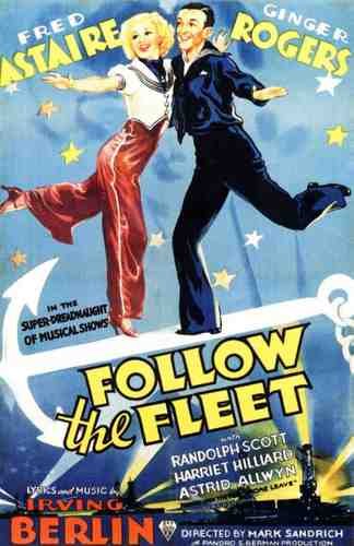 Follow The Fleet 03 film star poster A4 Photo Print