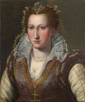 Follower of Bronzino Portrait of a Lady A4 Photo Print