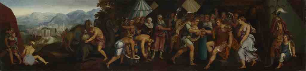 Follower of Giulio Romano The Continence of Scipio A4 Photo Print