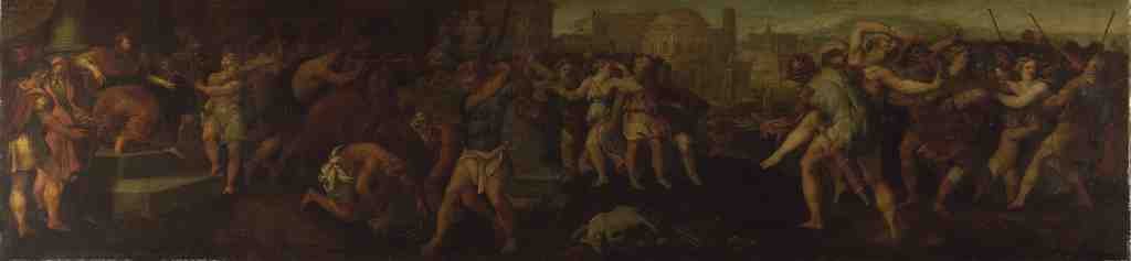 Follower of Giulio Romano The Rape of the Sabines A4 Photo Print