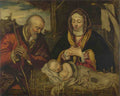 Follower of Jacopo Tintoretto The Nativity A4 Photo Print