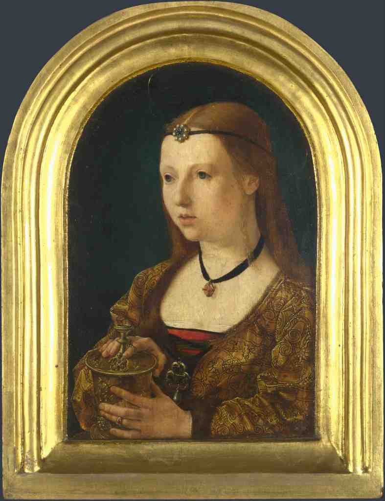 Follower of Jan Gossaert The Magdalen A4 Photo Print
