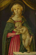 Follower of Sandro Botticelli The Virgin and Child A4 Photo Print