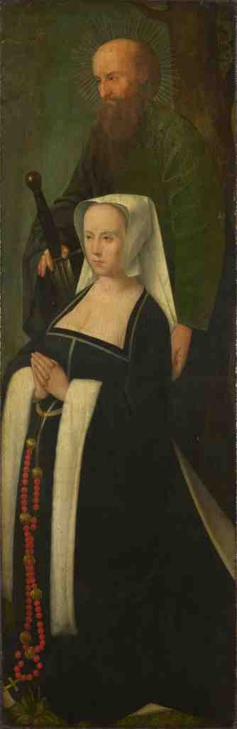 Followers of Gerard David Saint Paul and a Donatrix A4 Photo Print