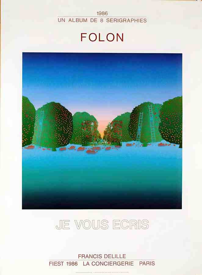 FolonEcris3 Vintage Advert A4 Photo Print