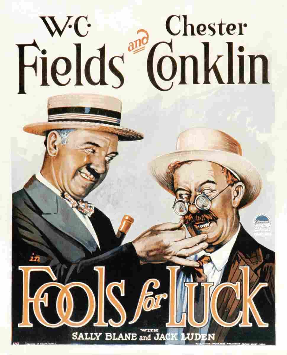 Fools for Luck 01  film star poster A4 Photo Print