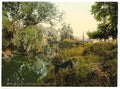 Footbridge on the Monnow Monmouth Vintage A4 Photo Print