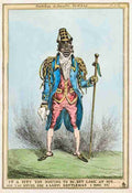 Footman 1829 Cartoon Joke 001 Vintage A4 Photo Print