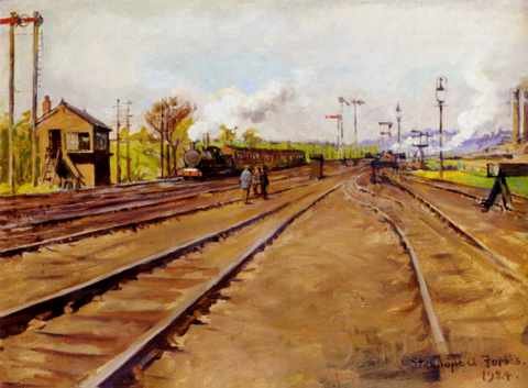 Forbes Stanhope Alexander The Sidings A4 Photo Print