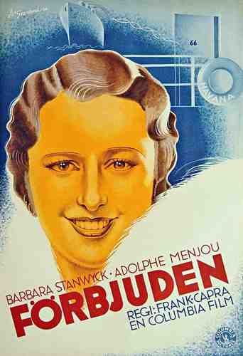 Forbidden 1932 03 film star poster A4 Photo Print