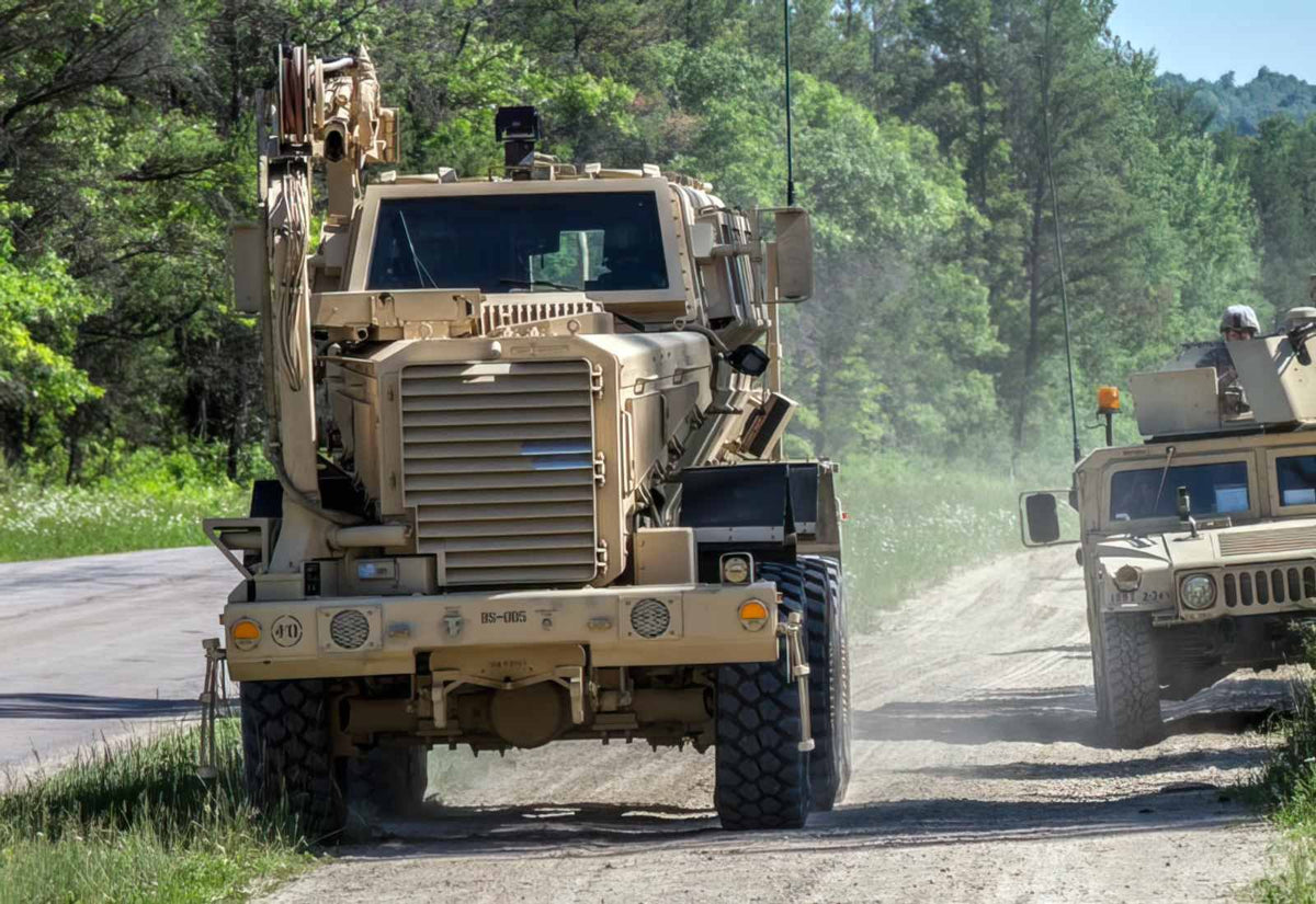 Force Protection Buffaloh Mrap Vehicle United States 2 A4 Photo Print