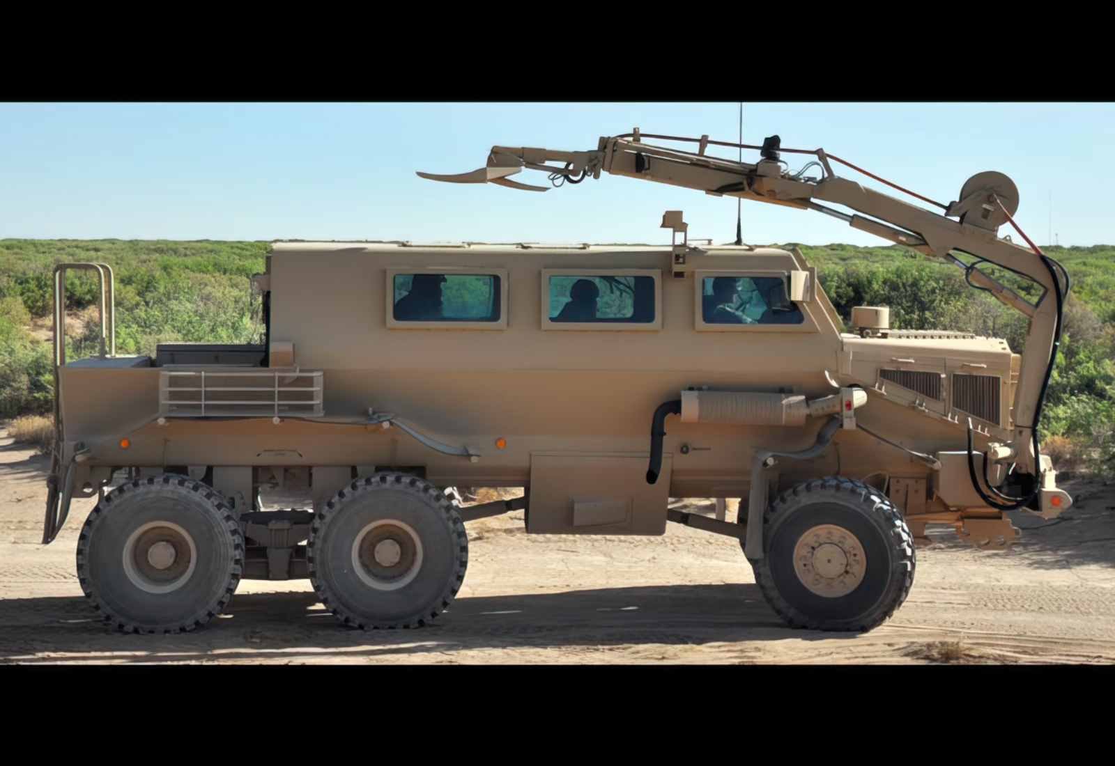 Force Protection Buffaloh Mrap Vehicle United States A4 Photo Print