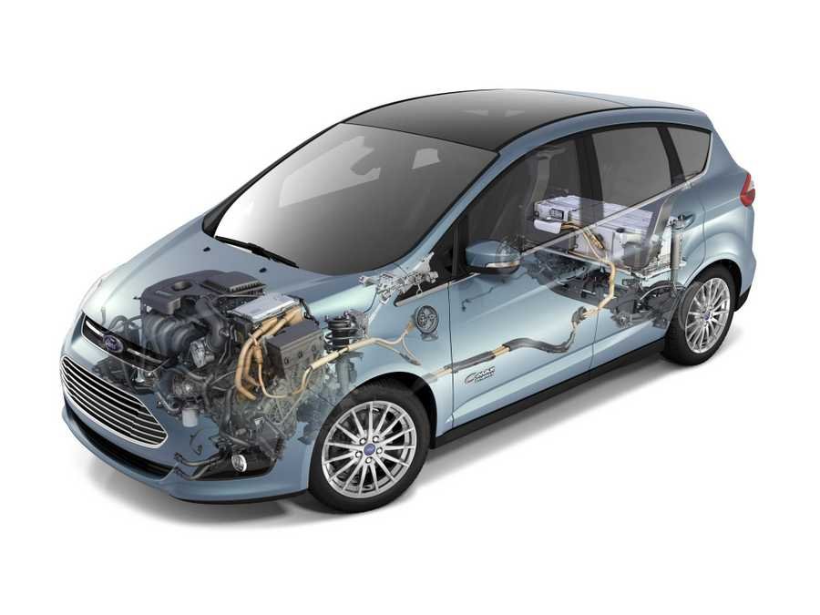 Ford CMAX 2012 cutaway A4 Photo Print