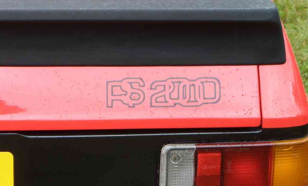 Ford Escort RS2000 Boot Bonnet 2374 A4 Photo Print