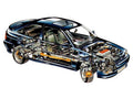 Ford Escort RS2000 cutaway A4 Photo Print
