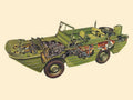 Ford GPA cutaway A4 Photo Print