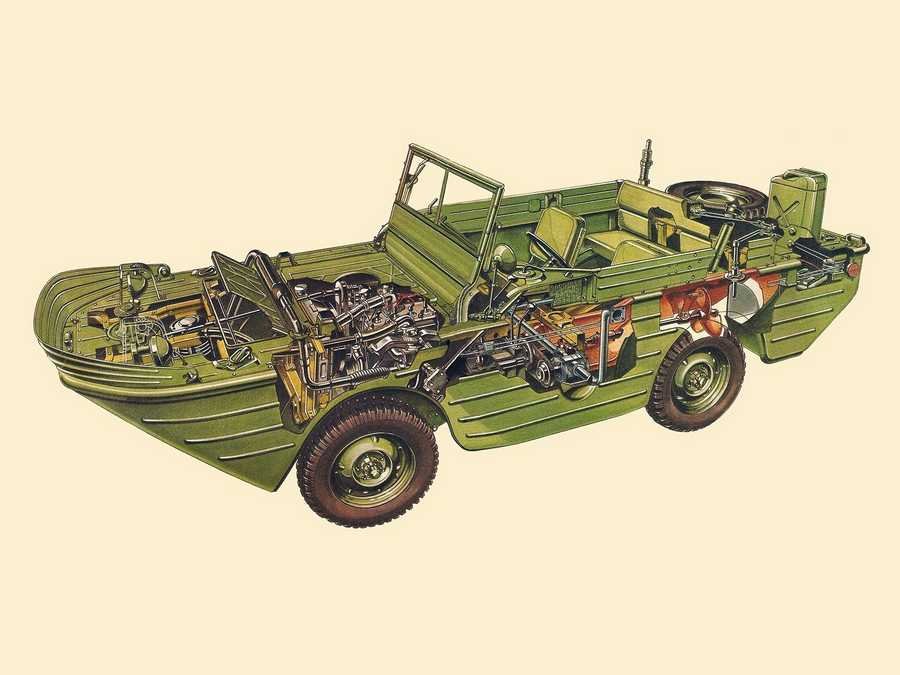 Ford GPA cutaway A4 Photo Print