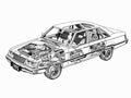 Ford LTD Sedan cutaway A4 Photo Print