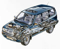 Ford Maverick 1996 cutaway A4 Photo Print