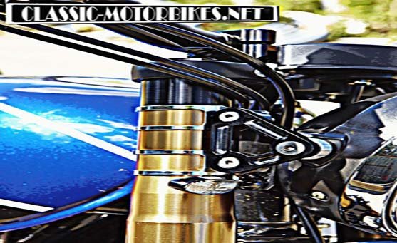 Fork extender motorbike A4 Photo Print