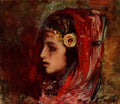 Forster Lys fl1900 04 A Woman in the Saraha 1914 A4 Photo Print