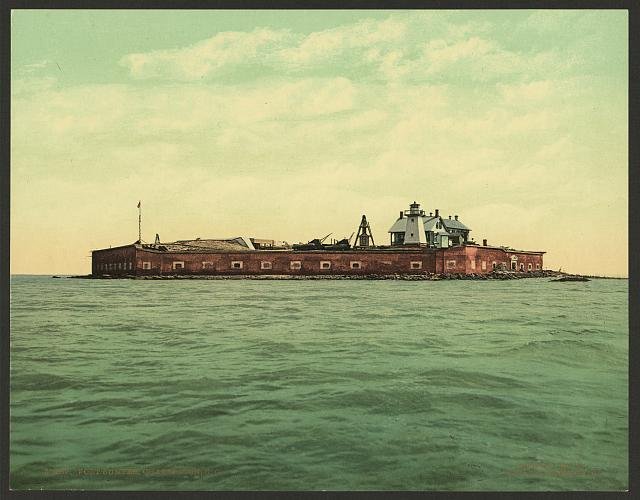 Fort Sumter Charleston SC Vintage A4 Photo Print