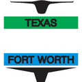 Fortworth City Flag N6046 A4 Photo Print