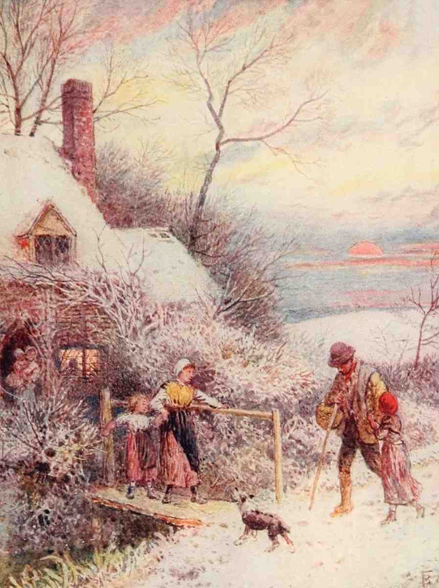 Foster Myles Birket 1825 1899 Going Home A4 Photo Print