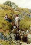 Foster Myles Birket A Highland Burn Balmacara Near Kyle Of Lochalsh A4 Photo Print