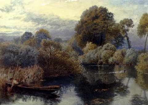 Foster Myles Birket An Eel Fisherman On The Thames A4 Photo Print