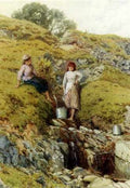Foster Myles Birket Highland Burn BalmacarNear Kyle Of Lochalsh A4 Photo Print