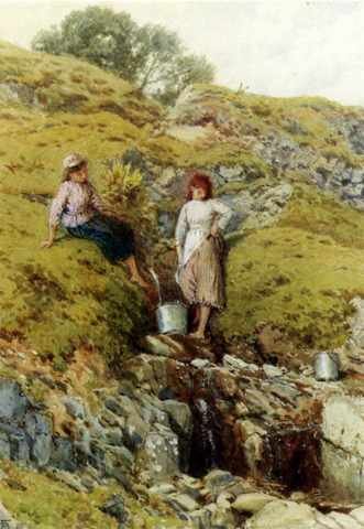 Foster Myles Birket Highland Burn BalmacarNear Kyle Of Lochalsh A4 Photo Print