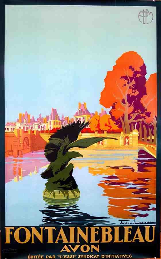 Fountainbleau Vintage Advert A4 Photo Print