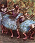 Four Dancers Behind The Scenes 1 Degas A4 Photo Print