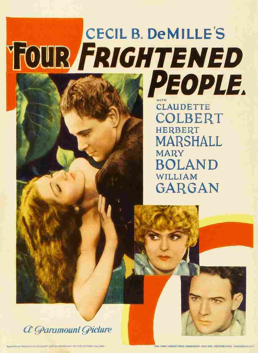 Four Frightened People 01  film star poster A4 Photo Print