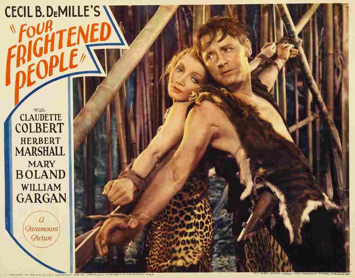 Four Frightened People 02  film star poster A4 Photo Print