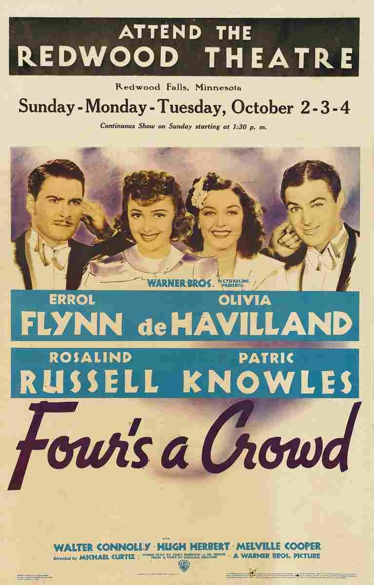 Fours a Crowd 01  film star poster A4 Photo Print