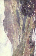 Fowler Robert 1853 1926 Beautiful Wales 1905 A mountain pass A4 Photo Print