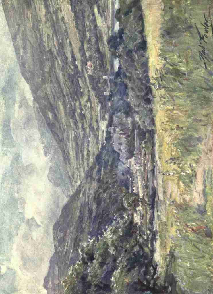 Fowler Robert 1853 1926 Beautiful Wales 1905 Boddnant Hall Conway Valley A4 Photo Print