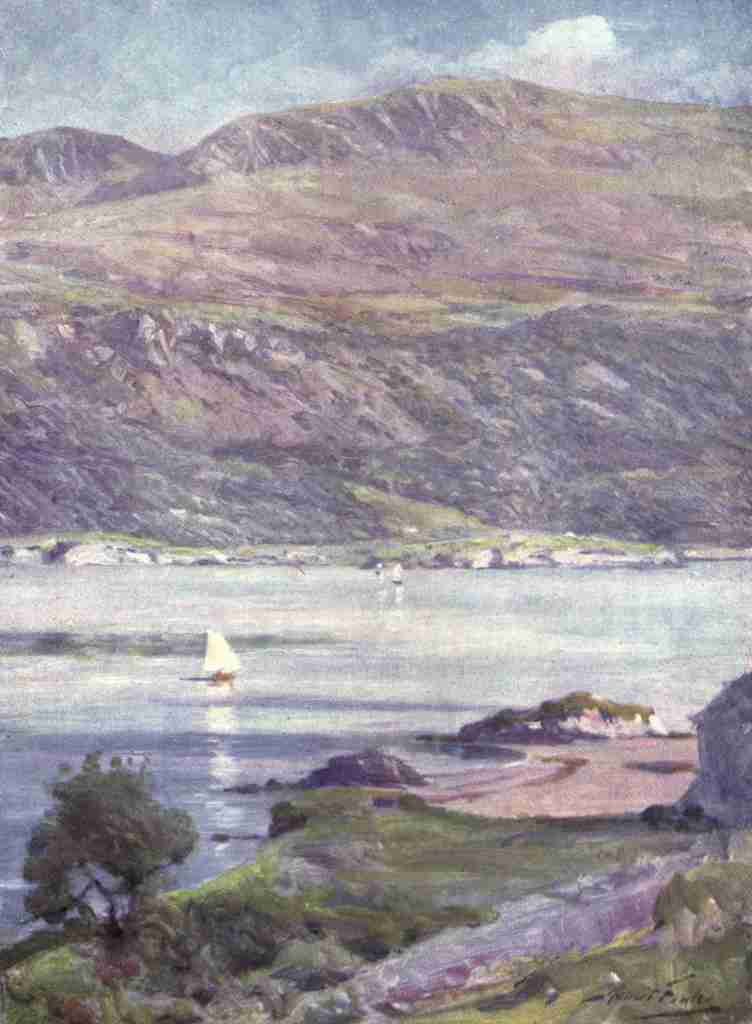 Fowler Robert 1853 1926 Beautiful Wales 1905 Cardigan Bay A4 Photo Print