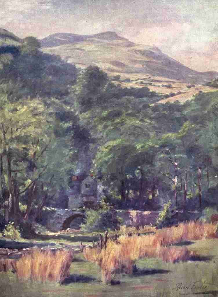 Fowler Robert 1853 1926 Beautiful Wales 1905 Duffws Mountain A4 Photo Print